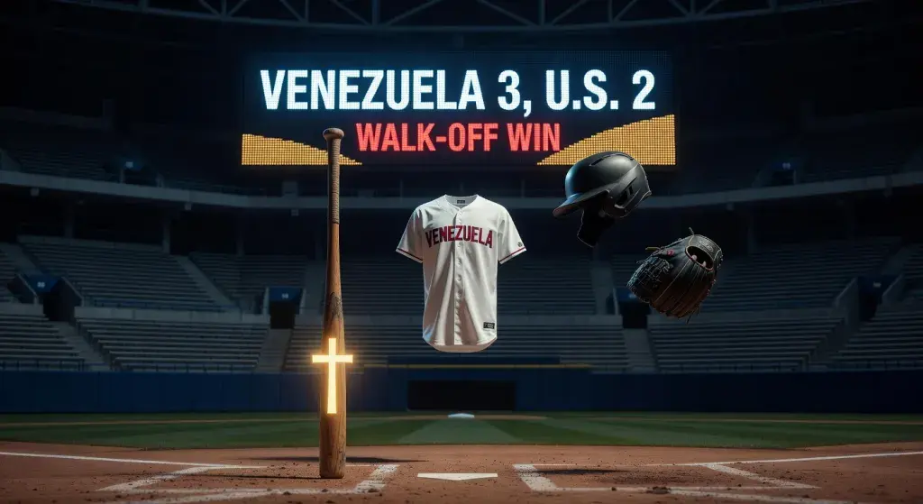 Eugenio Suárez credits faith after game-winning hit lifts Venezuela over U.S. in World Baseball Classic final