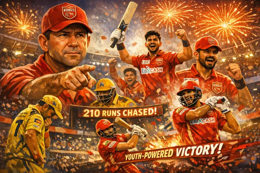 Punjab Kings Back Ricky Ponting's Youth-First Rebuild With Convincing CSK Win