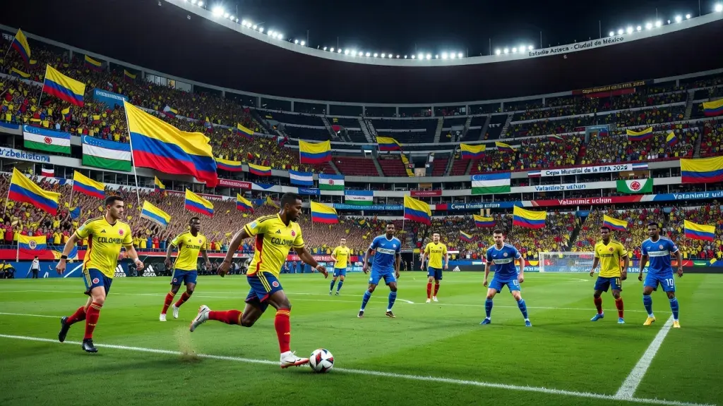 Colombia and Uzbekistan Meet at the Azteca in a Defining World Cup Group Clash