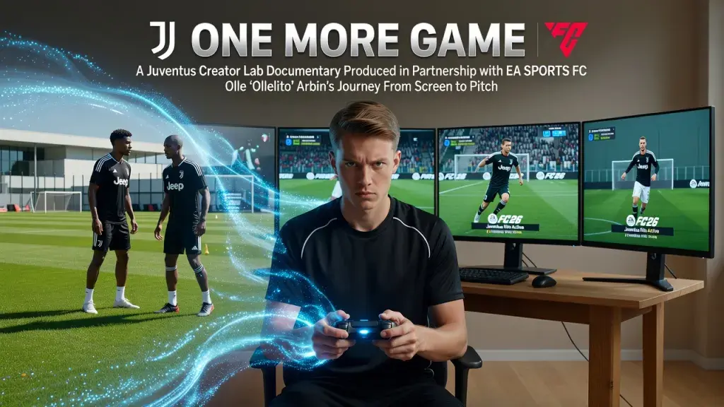 Juventus and EA SPORTS FC Document Ollelito's Journey From Screen to Pitch