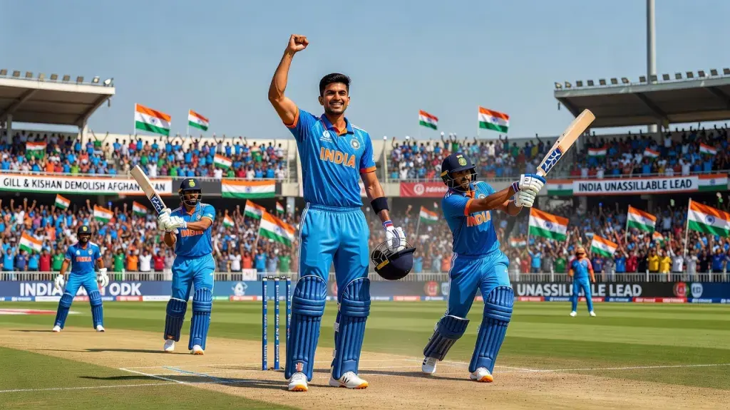 Gill and Kishan Demolish Afghanistan to Hand India Unassailable Series Lead