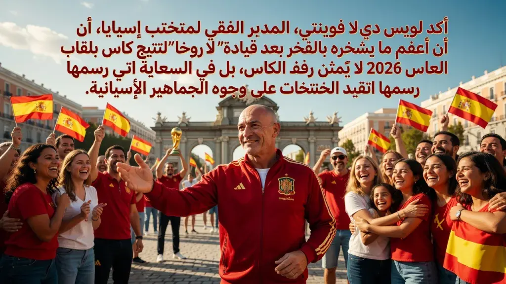 De la Fuente Says Fans' Joy Tops Spain's World Cup Glory