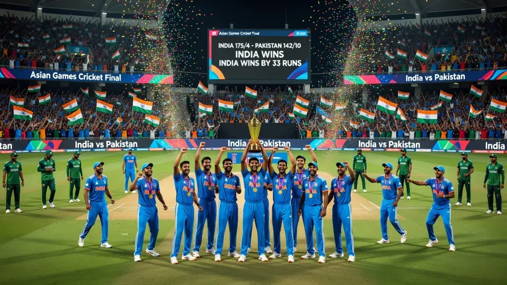 India Cruise Past Pakistan to Seal Gold at Asian Games