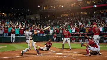 Carroll Grand Slam Powers Diamondbacks Past Angels as Rodriguez Reaches 100 Wins